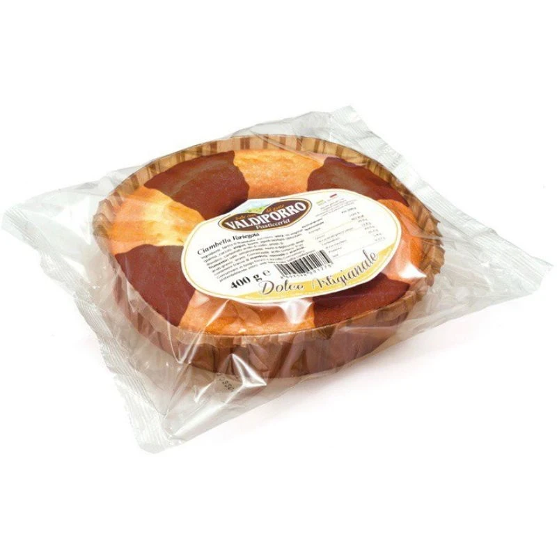 кекс Valdiporo Variegata двуцветен ванилия и какао 400гр