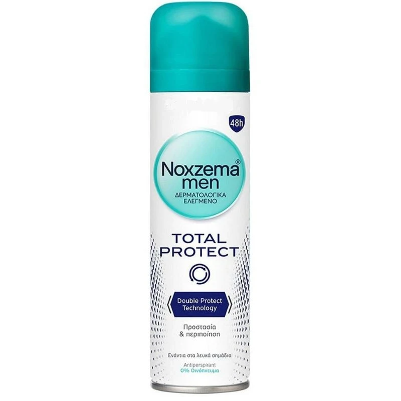 део спрей дезодорант Noxzema men Total Protect 48h технология за двойна защита 150мл