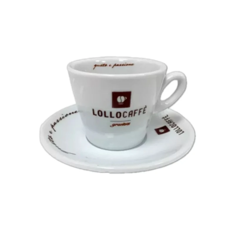 комплект Lollo Lylium Caffe чаша и чинийка порцеланови