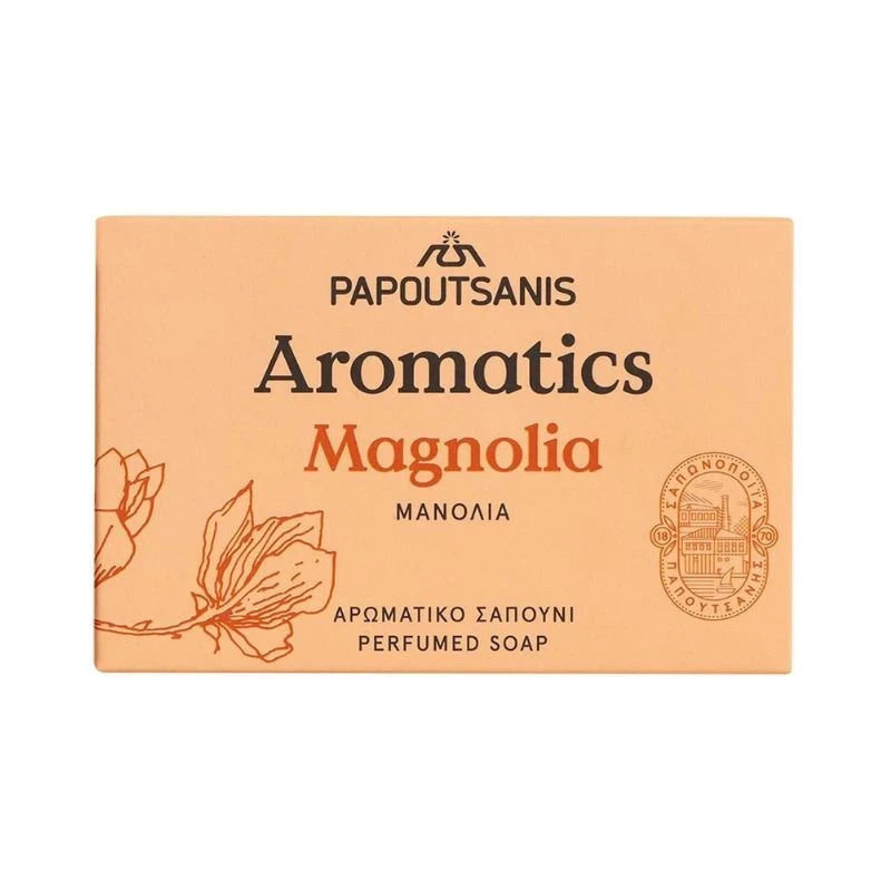 сапун Papoutsanis Aromatics Magnolia пролетна магнолия подмладяват кожата 100гр