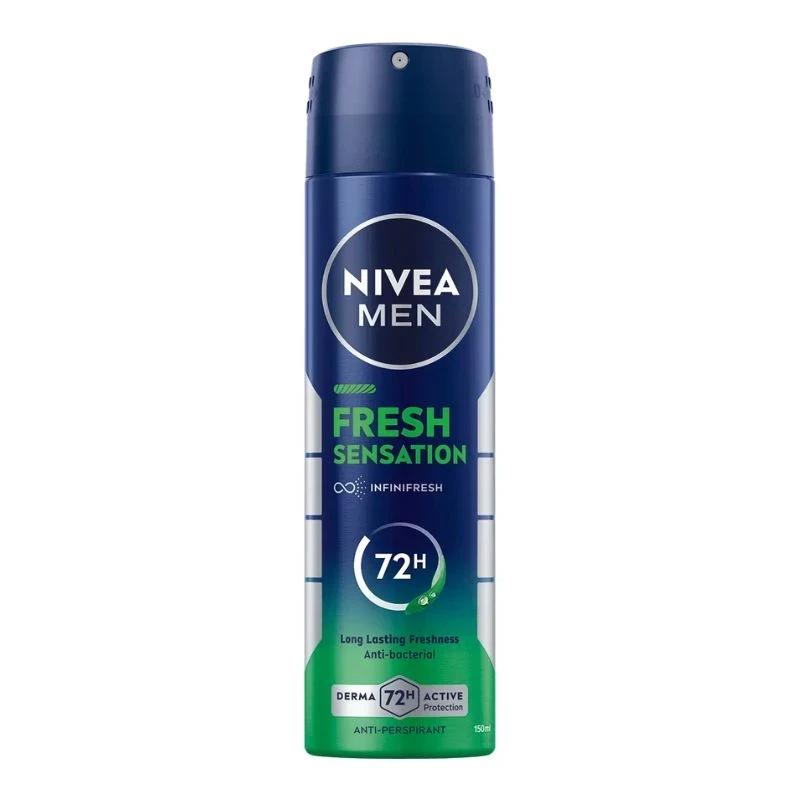 део спрей дезодорант Nivea men Fresh Sensation 72h 150мл
