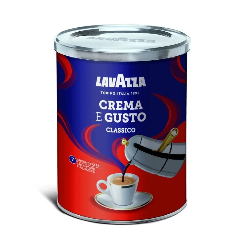 кафе Lavazza Crema e Gusto Classico 250гр мелено кен