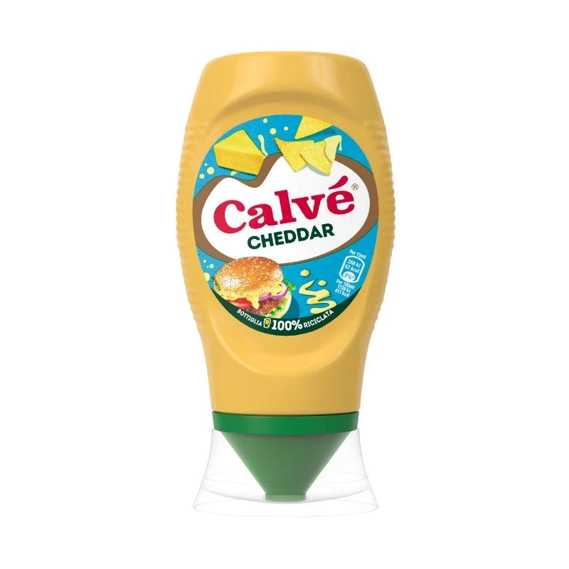 сос Calve Chedar чедър сос подходящ за бургери 240мл/240гр