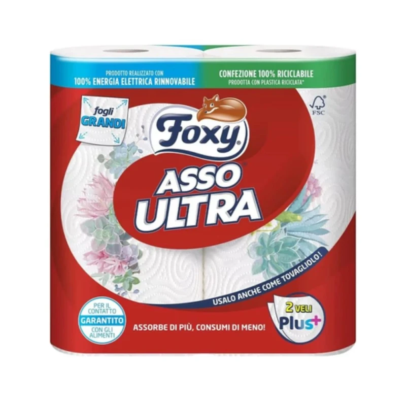 кухненска хартия Foxy Asso Ultra 2пл.