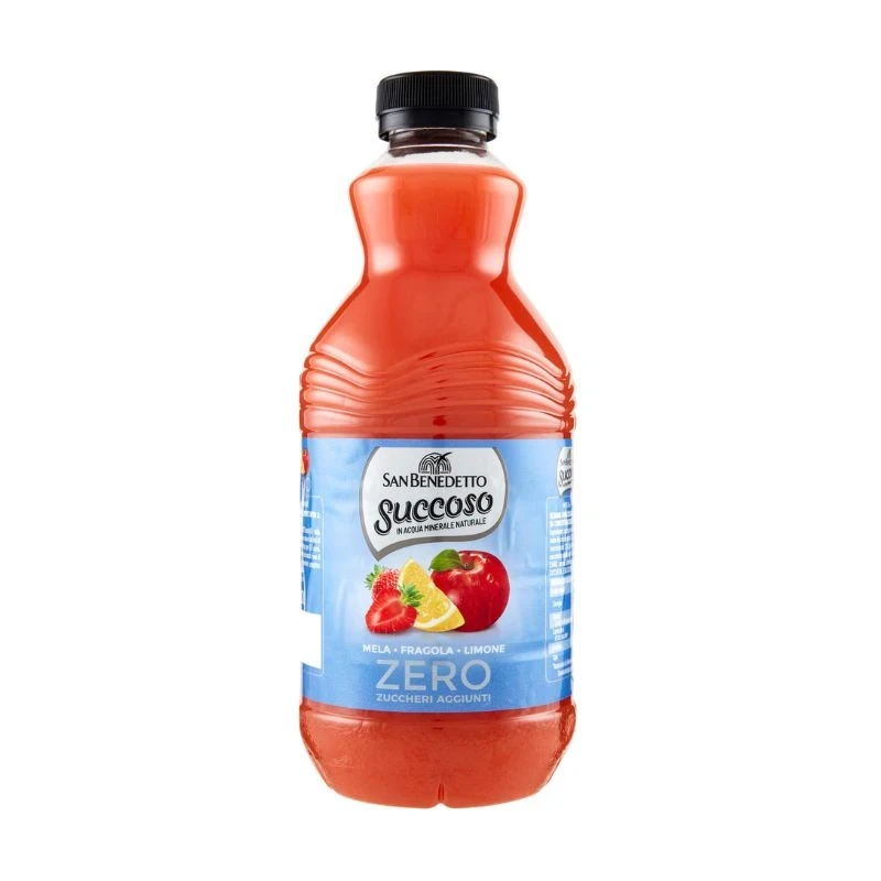сок San Benedetto Mela Fragola Limone ябълка, ягода и лимон 900мл без захар