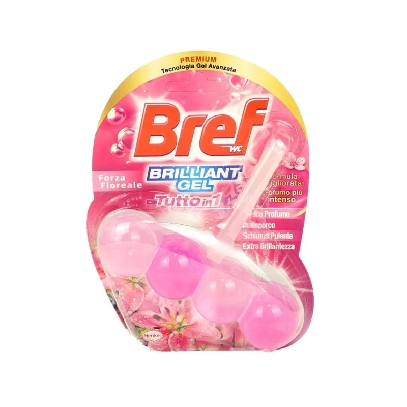 тоалетно блокче Bref Brilliant Gel Forza Floreale цветя 1бр 42 гр