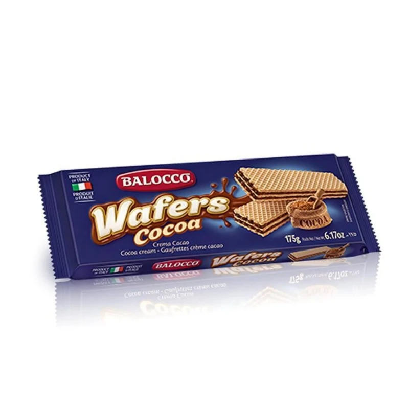вафли мини Balocco Cocoa 175гр 20бр