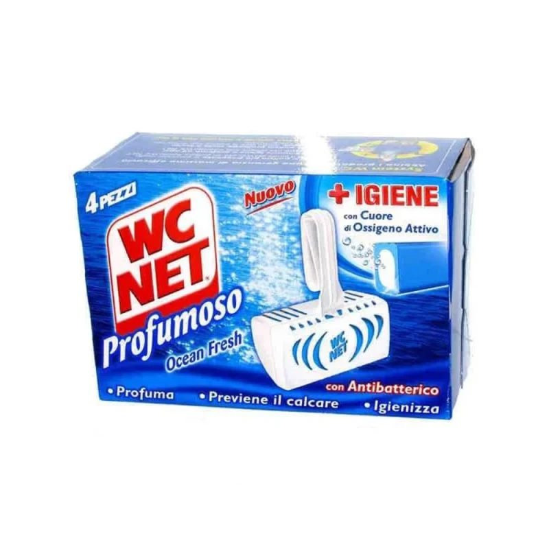 тоалетно блокче Wc Net Ocean Fresh 4бр в кутия