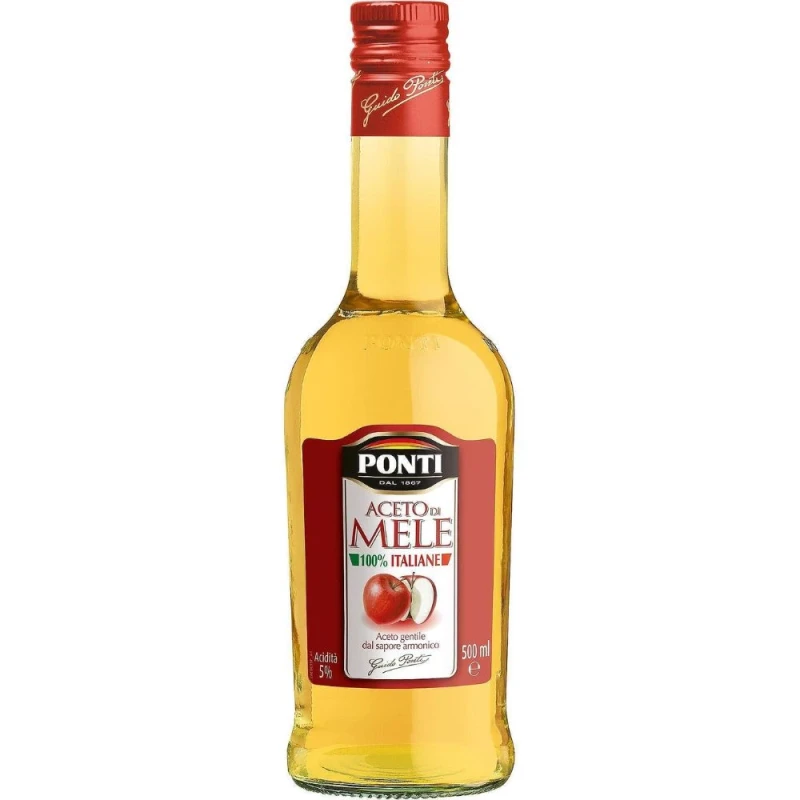 оцет Ponti aceto di Mele 100пр. Italiano ябълков оцет 500мл