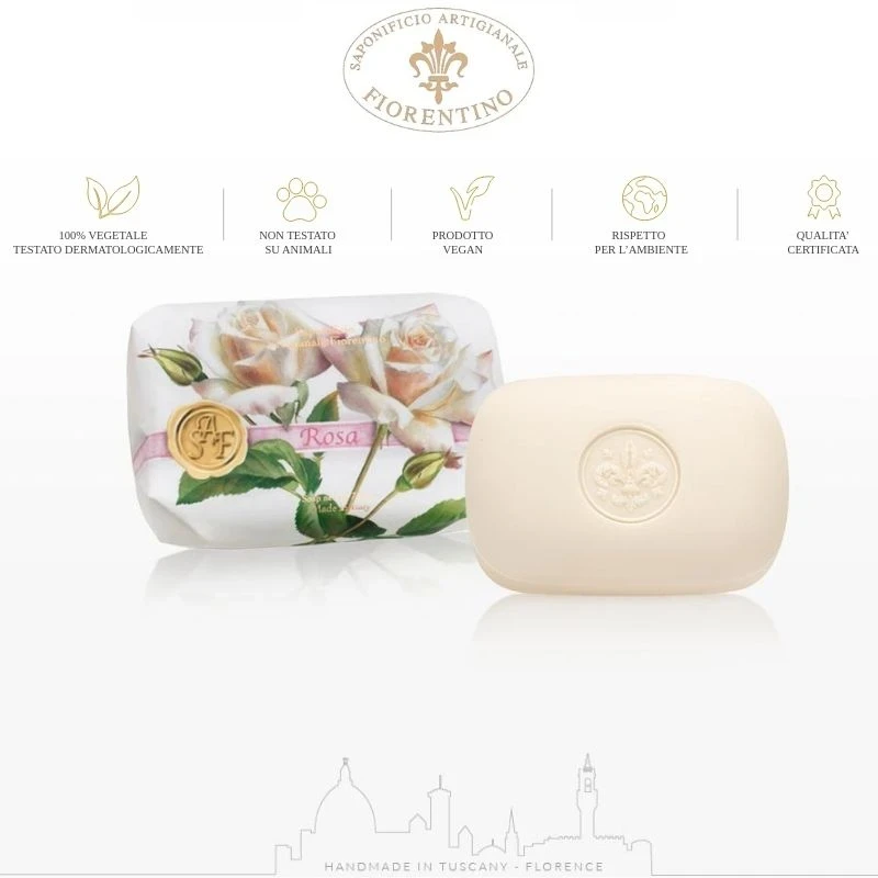 сапун Fiorentino Rosa Роза 200 гр