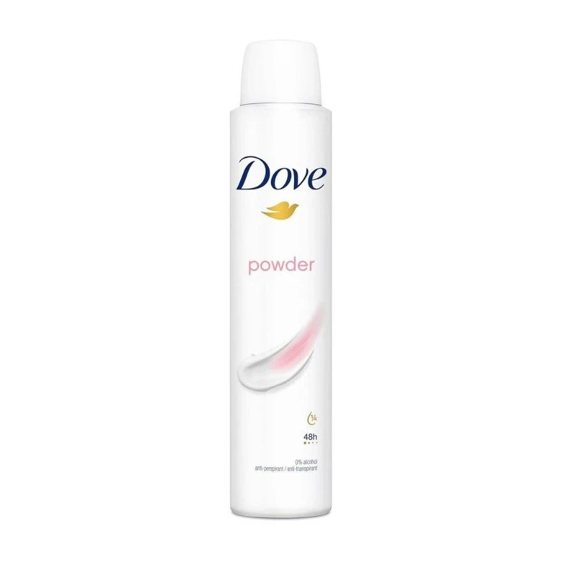 део спрей дезодорант Dove Powder Soft 48h 150мл