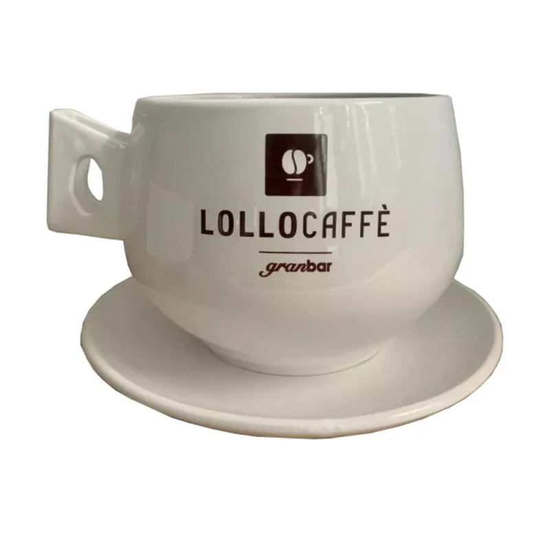 комплект Lollo Lylium Cappuccino чаша и чинийка порцеланови