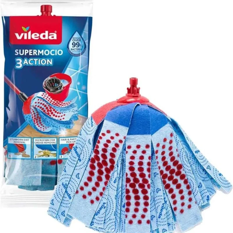парцал Vileda резерва за моп и кофа Super Mocio микрофибърен 1бр