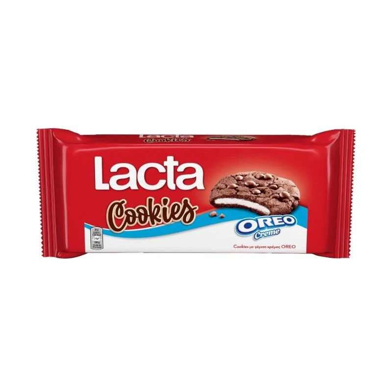 бисквити Lacta Cookies Oreo creme б-ти с крем Орео 156гр