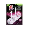 Thumbnail 1 of тоалетно блокче Wc Net Pink Harmony хигиенизиращи 300 изплаквания 2бр x36,5 гр