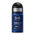 Thumbnail 1 of рол-он дезодорант Nivea men Deep Darkwood 72h antibacterial обогатен с черен въглерод 50мл