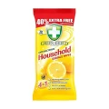 Thumbnail 1 of мокри кърпи Green Shield Household 5в1 универсални с лимон 70бр