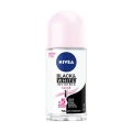 Thumbnail 1 of рол-он дезодорант Nivea black and white invisible Clear X5 72h без следи по тъмни дрехи чист 50мл