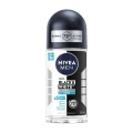 Thumbnail 1 of рол-он дезодорант Nivea men black and white invisible Fresh X5 72h без следи по тъмни дрехи свежо 50мл