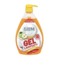 Thumbnail 1 of препарат съдове Eloderma Aceto di mele ябълков оцет 300 дози 1л помпа