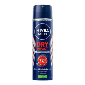 Снимка на део спрей дезодорант Nivea men Dry Impact 72h 150мл