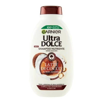 Снимка на шампоан Garnier Latte di Cocco кокосово мляко и макадамия за дехидратирана до суха коса 250мл