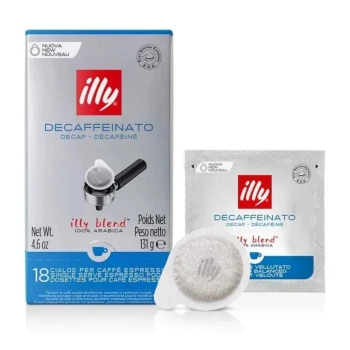 Снимка на кафе illy Decaffeinato без кофеин 18бр хартиена доза