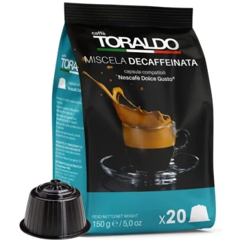 Снимка на кафе Toraldo Deka без кофеин за Dolce Gusto 20бр