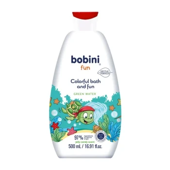 Снимка на вода за вана Bobini kids зелена с хранителни бои 500мл