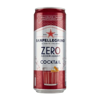 Снимка на напитка газирана SanPellegrino Zero Coctail коктейл цитрусови плодове без захар 330мл