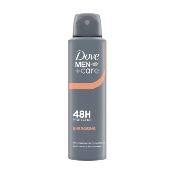 Снимка на део спрей дезодорант Dove men + care Energising Енергизиращ 48h 150мл