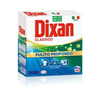 Снимка на сух прах Dixan Classico Pulito Profondo 40пр 2.2кг