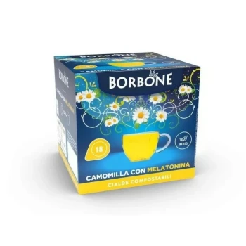 Снимка на чай Borbone Chamomile con Melatonin лайка и мелатонин за 180мл запарване - хартиена доза 18бр