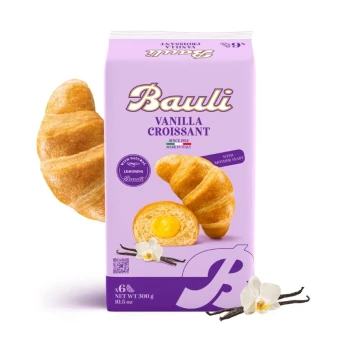 Снимка на кроасан Bauli Vanilla с ванилов крем 6бр 300гр