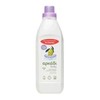 Снимка на омекотител Arkadi Baby Vegan бебешки хипоалергенен без пигменти с екстракт маслина 45пр 1л