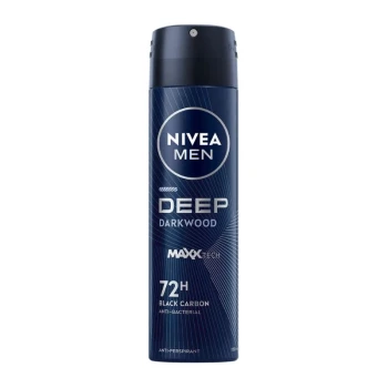 Снимка на део спрей дезодорант Nivea men Deep Darkwood 72h 150мл