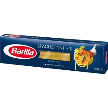 Снимка на паста Barilla №3 Spaghettini 500гр