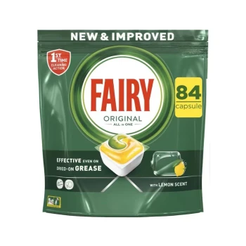 Снимка на таблетки съдомиялна Fairy Original limone 84бр