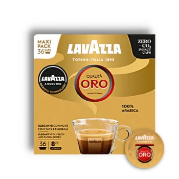 Снимка на кафе Lavazza Oro 100пр Aabica за a modo mio 36бр