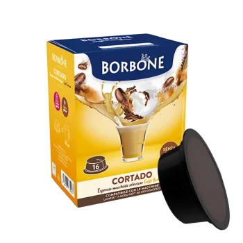 Снимка на кафе Borbone Cortado senza glutine безглутен за a modo mio 16бр