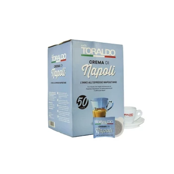Снимка на кафе Toraldo crema di Napoli за хартиена доза 50бр