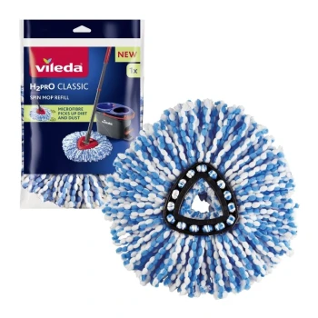 Снимка на парцал Vileda резерва за кофа с моп H2prO Spin Mop System 1бр