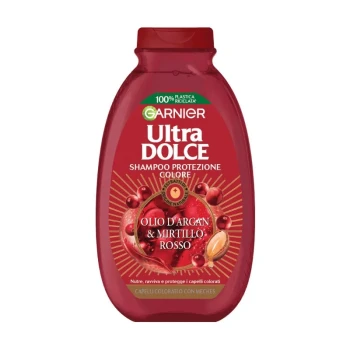 Снимка на шампоан Garnier Olio di Argan and Mirtillo Rosso арганово м-ло и черв.боровинка, боядисана коса подхранва,съживява 250мл