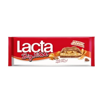 Снимка на шоколад Lacta Peanut Caramel карамелизирани фъстъци с карамелен крем 276гр