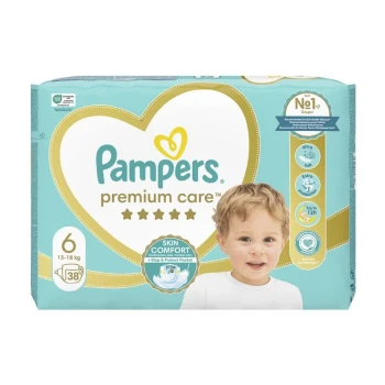 Снимка на памперс Pampers Premium Care 6 13-18кг 38бр