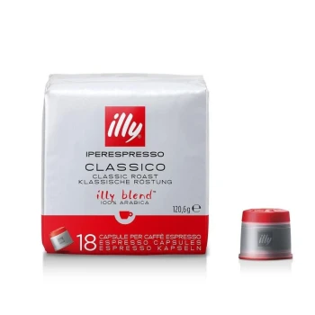 Снимка на кафе illy Classico за iperEspresso 18бр