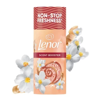 Снимка на парфюмни перли Lenor Jasmine and White Chedar с жасмин и бял кедър 155гр ENG