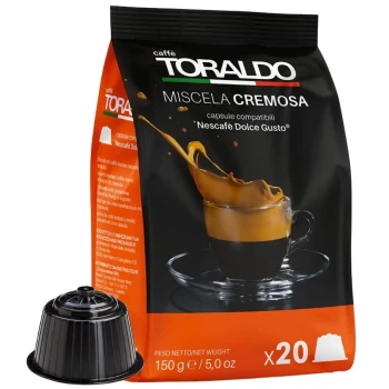 Снимка на кафе Toraldo Cremosa за Dolce Gusto 20бр