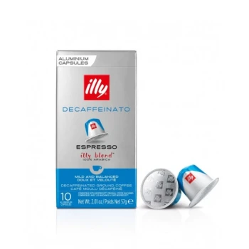 Снимка на кафе illy Decaffeinato без кофеин за nespresso 10бр