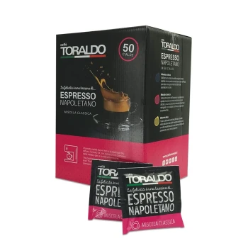 Снимка на кафе Toraldo Classica за хартиена доза 50бр